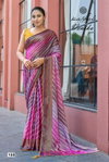 Venika By Kashvi Chiffon Brasso Foil Occasion Wear Sarees Suppliers In India
